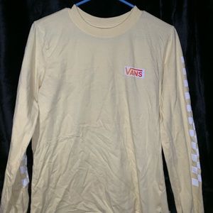 Vans Yellow Long Sleeve Shirt